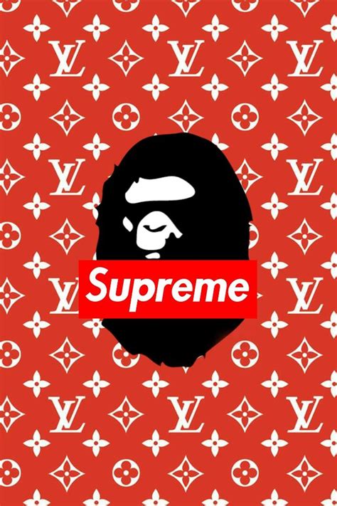 louis vuitton bape supreme wallpaper